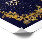 ハジュマブロアブルーとゴールデン ポスター (角)