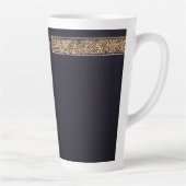 ハジュムバラクホーリーカアバメッカイスラム信者 カフェラテマグ (右)