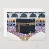 ハジュムバラクホーリーカアバメッカイスラム信者 ポストカード (正面/裏面)