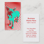 ハジ熱狂するー 名刺 (正面/裏面)