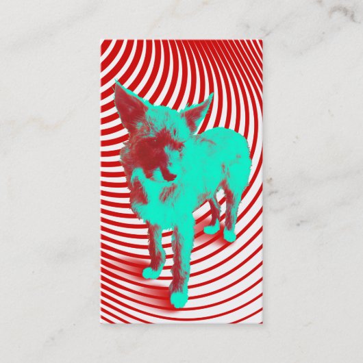 ハジ熱狂するー 名刺 (正面)