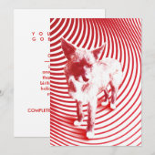 ハジ熱狂するー 招待状 (正面/裏面)