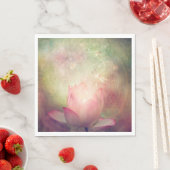 ハスとトンボの紙ナプキン スタンダードランチョンナプキン (インサイチュ)