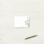 ハスとトンボパーソナライズされた ポストイット (デスク上)