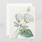 ハスとトンボ (正面/裏面)