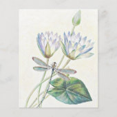 ハスとトンボ (正面)