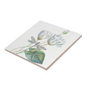 ハスとトンボ タイル (側面)