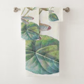 ハスとトンボ バスタオルセット (インサイチュ)