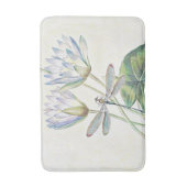 ハスとトンボ バスマット (正面縦)