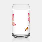 ハスとバッタ ガラス缶 (右)