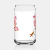 ハスとバッタ ガラス缶 (左)