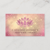 ハスのスキンケアとエステ 名刺 (正面)