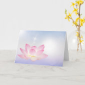 ハスのラブライト カード (黄色い花)