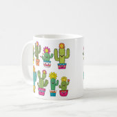 ハスの愛好家かわいい コーヒーマグカップ (正面左)