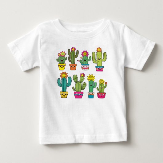 ハスの愛好家かわいい ベビーTシャツ (正面)