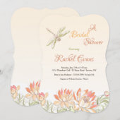 ハスの花とかげの招待状 招待状 (正面/裏面)