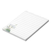 ハスの花とトンボ ノートパッド (回転)