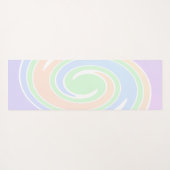 ハスの花と名前が付いた唯一の良い雰囲気 ヨガマット (裏面(横))