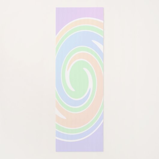 ハスの花と名前が付いた唯一の良い雰囲気 ヨガマット (裏面)