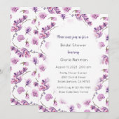 ハスの花の招待状, ガーデンをテーマにした招待状 招待状 (正面/裏面)