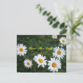 ハスの花の輪 Save The Date ポストカード (スタンド正面)