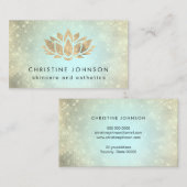 ハスの花スキンケア 名刺 (正面/裏面)