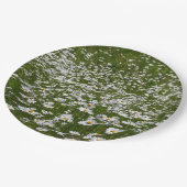 ハスの花畑のアラスカの野生の花 ペーパープレート (アングル)