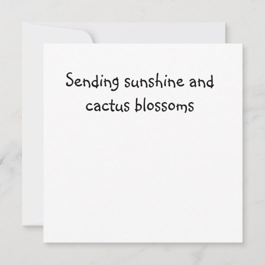 ハスの花 カード (裏面)