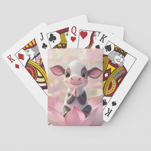 ハスふくらはぎ:無実の開花 トランプ (裏面)