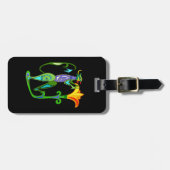 ハスカスタムフラワーラゲージタグ付きエジプト美術 ラゲッジタグ (正面横)