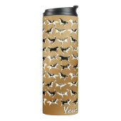 ハスキタンブルカスタムハスキー熱タンブラー&ギフト タンブラー (回転左)