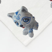 ハスキドッグフリースブランケット フリースブランケット (角)