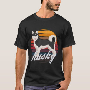 ハスキドッグレトロ Tシャツ
