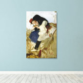 ハスキングコーン, 1885 キャンバスプリント (インサイチュ (ウッドフロア))