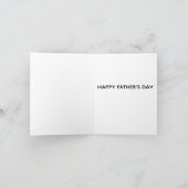 ハスキーおもしろいの父の日 カード (内部)