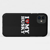 ハスキーが大好き Case-Mate iPhoneケース (裏面(横))