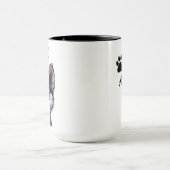 ハスキーが大好パーソナライズされたき マグカップ (中央)