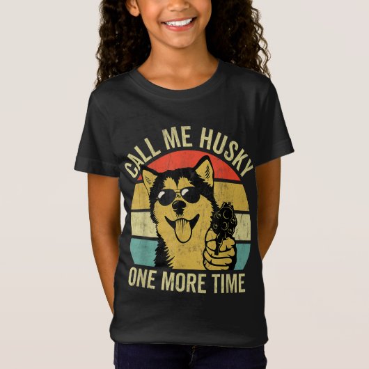 ハスキーではない – Alaskan Malamuteおもしろい Gift - Dog L Tシャツ (正面)