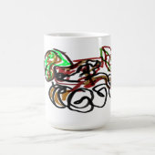 ハスキーとカボチャの時間 コーヒーマグカップ (中央)