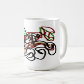 ハスキーとカボチャの時間 コーヒーマグカップ (正面右)