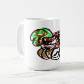 ハスキーとカボチャの時間 コーヒーマグカップ (正面左)