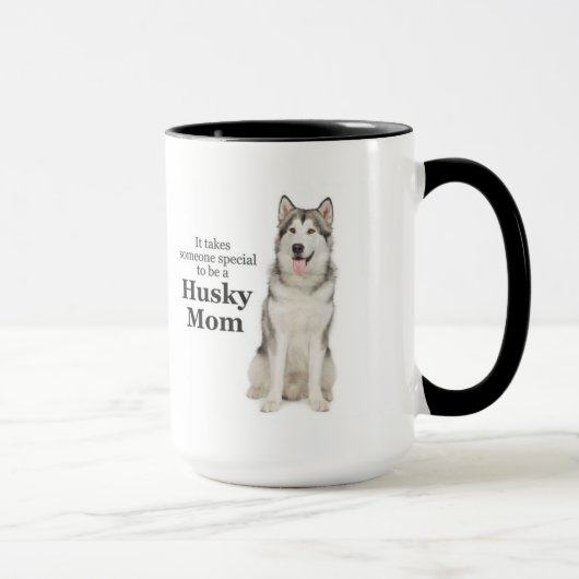 ハスキーなお母さんのマグ マグカップ (右)