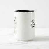 ハスキーなお母さんのマグ マグカップ (中央)