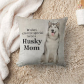 ハスキーなお母さんの枕 クッション (ブランケット)