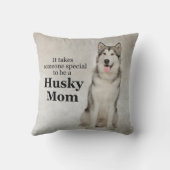 ハスキーなお母さんの枕 クッション (裏面)