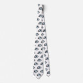 ハスキーなアイパターン ネクタイ (正面)