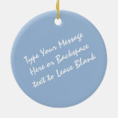 ハスキーなオーナメントのパーソナライズなそり犬の装飾 セラミックオーナメント (裏面)