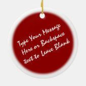 ハスキーなオーナメントのパーソナライズなそり犬の装飾 セラミックオーナメント (裏面)