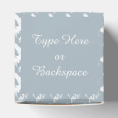 ハスキーなギフトボックスをパーソナライズかすれた子犬のギフトボックス フェイバーボックス (上部)