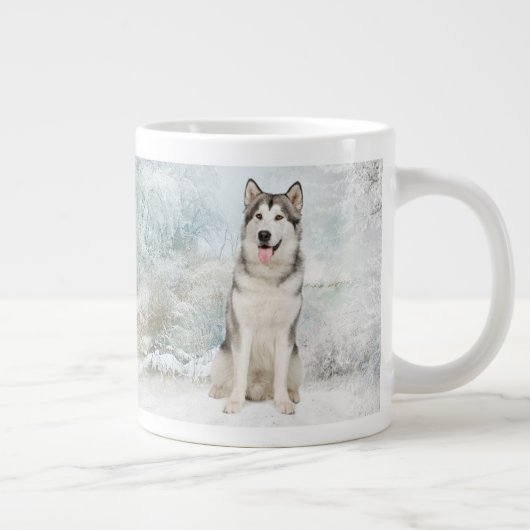 ハスキーなジャンボマグ ジャンボコーヒーマグカップ (右)